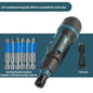 3.6V Mini Cordless Electric Screwdriver — Torque Adjustable Straight Handle, 6.35mm (1/4") Hex Chuck, 1300mAh Lithium Battery