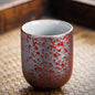 Vintage Ceramic Tea Cup 130 ml (4.4 fl oz) Japanese Stoneware Porcelain Mug for Kung Fu Tea, Sake & Coffee