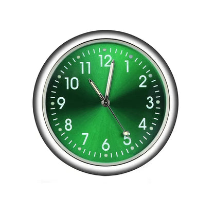 Luminous Mini Car Clock Stick-On Digital Dashboard Quartz Timepiece - 1.6 in (4 cm)