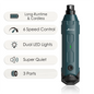 6-Speed Rechargeable Dog Nail Grinder Quiet Electric Pet Nail Trimmer for Painless Paw Grooming