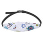 Infant Head Support Pillow for Car Seat & Stroller — Adjustable Belt Fastening Sleep Positioner, Unisex Cartoon Design