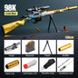 Soft Bullet Toy Sniper Rifle - Manually Loaded Toy Rifle for Outdoor CS Combat & Roleplay, Gift for Teens & Adults