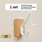 Aluminum Adhesive Robe Hook - Wall-Mounted Viscose Hook for Towels, Coats and Bags (1-3 Hooks)