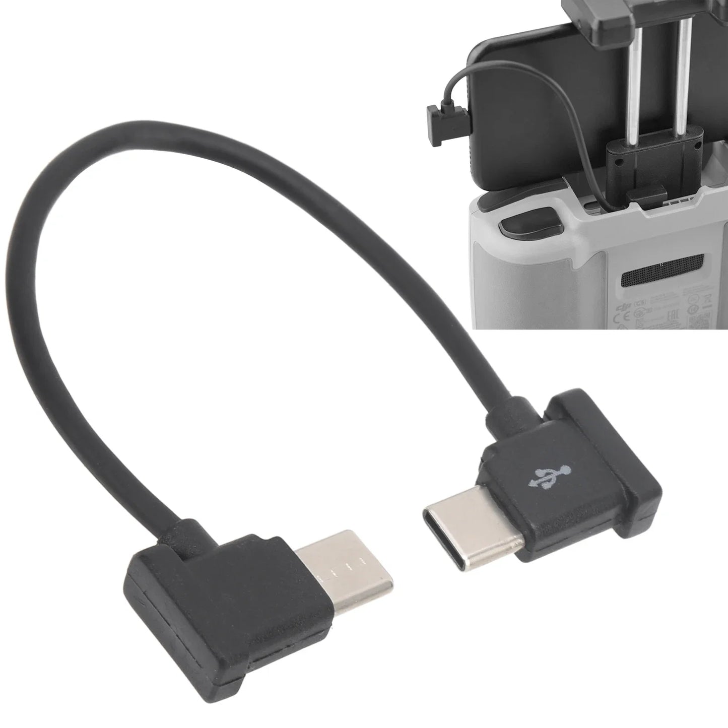 15cm Remote Controller Data Cable Type‑C to Type‑C for DJI Mavic Air 2/ 2 Drone Data Cable Drone Remote Control Cable