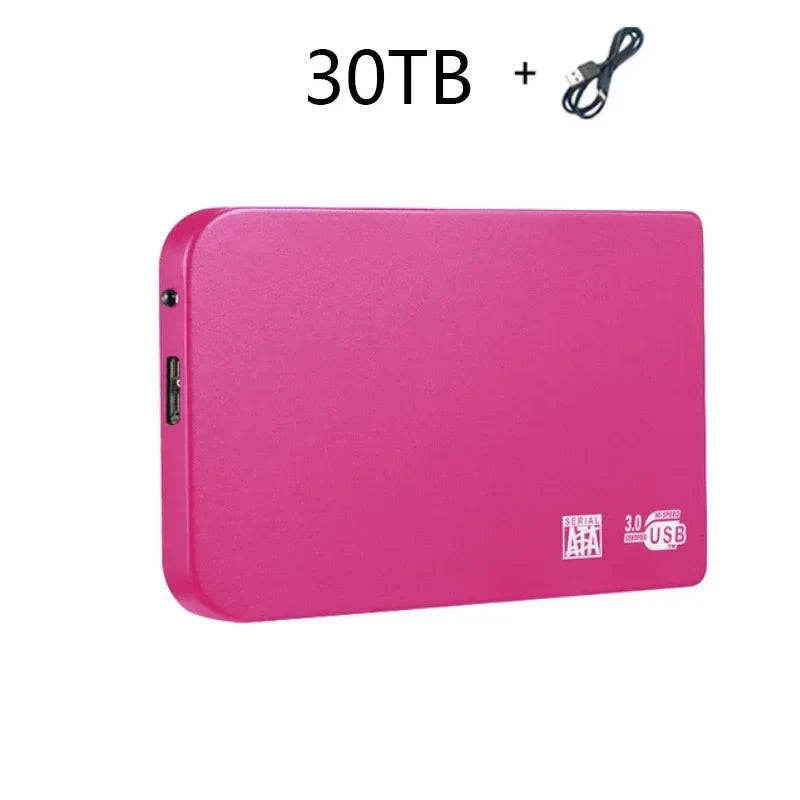 High-speed SSD 256TB USB 3.0 Enclosure Mobile Hard Drive Cases for SSD External Storage HDD Box With USB Cable ABS Tools