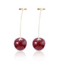 JoJo Bizarre Adventure Cherry Drop Earrings – Anime Cosplay Jewelry