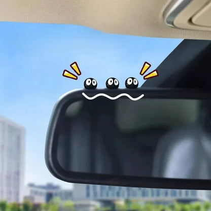 Cute Black Elf Car Interior Decorations 5/10/20 Pack - Funny Auto Console & Rearview Mirror Ornaments