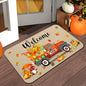 VIKAMA Halloween Autumn Door Mat Thanksgiving Welcome Mat Indoor/Outdoor Anti-Slip Carpet Home Decoration