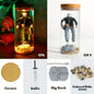 Alien Resin Figurine Lamp Stand Bedroom Decorative Extraterrestrial Life Form Lighting Home Decoration