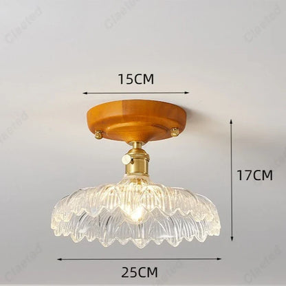 Modern Minimalist LED Flower Petal Ceiling Lamp Living Room Corridor Balcony Decorative Lighting E27
