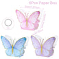 Purple Butterfly Disposable Tableware Napkin Butterfly Birthday Party Decor Girl Baby Shower Baptism Gender Reveal Supplies