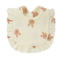 Muslin Cotton Baby Bibs & Burp Cloths - Ruffle Bandana Drool Bibs for Newborns