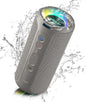 40W Portable Bluetooth Speaker - IPX7 Waterproof, Deep Bass, 30H Playtime, LED Light Show, 3 EQ Modes, Bluetooth 5.3, TF/AUX