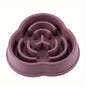 Slow Feed Dog Bowl – Anti-Choke Non-Tip Plastic Slow Feeder for Dogs, Anti-Overturn Pet Feeding Bowl