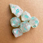 7-Piece Acrylic Polyhedral Dice Set for DnD & Tabletop RPG — d4 d6 d8 d10 d10 d12 d20