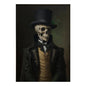 Retro Crow Witch Bat Skull Dark Academia Gothic Victorian Style Wall Art Canvas Painting Poster Print Halloween Gifts Room Decor