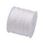 50 Yards 0.8mm Braided Nylon Cord – Durable Satin String for Jewelry Making, Beading, Macrame, Chinese Knot & DIY Crafts