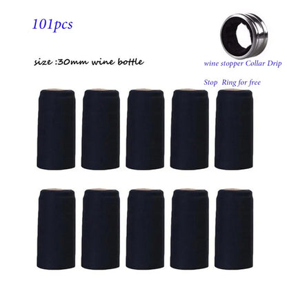 PVC Heat-Shrink Wine Bottle Capsules - Shrink Wrap Caps for Home Bottling