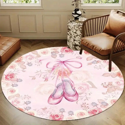 VIKAMA Printed Sweet Loop Pile Carpet Thickened Soft Carpet For Living Room Bedroom And Coffee Table Easy To Clean Floor Mats