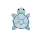 Plush Turtle Dog Toy for Puppies - Teething Chew Toy, Bite-Resistant Fleece for Dental Health & Interactive Play