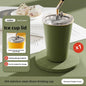 304 Stainless Steel lce cup 6 Color Options Coffee cup Leak - Proof Double use Direct Drink & Straw  Food Grade Stackable