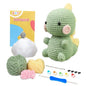 KRABALL Crochet Animal Kit for Beginners With Video Tutorial Cotton Knitting Yarn Thread Needles Hook Knit Tool Set DIY Craft