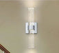 New LED Wrought Iron Crystal Wall Lamp Modern Minimalist Living Room Dining Room Bedroom Bedside Decorative Atmosphere Lighting