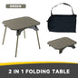 Ultralight Adjustable Folding Camping Table – Portable Dual-Height Picnic, BBQ & Fishing Table with Carry Bag