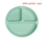 Silicone Suction Baby Plate — BPA-Free Toddler Feeding Bowl, Non-Slip Kids Dinnerware