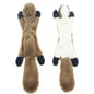45cm (17.7in) Lifelike Plush Squeaky Dog Toy — No Stuffing Durable Crinkle Chew Toy with Built-In Squeakers