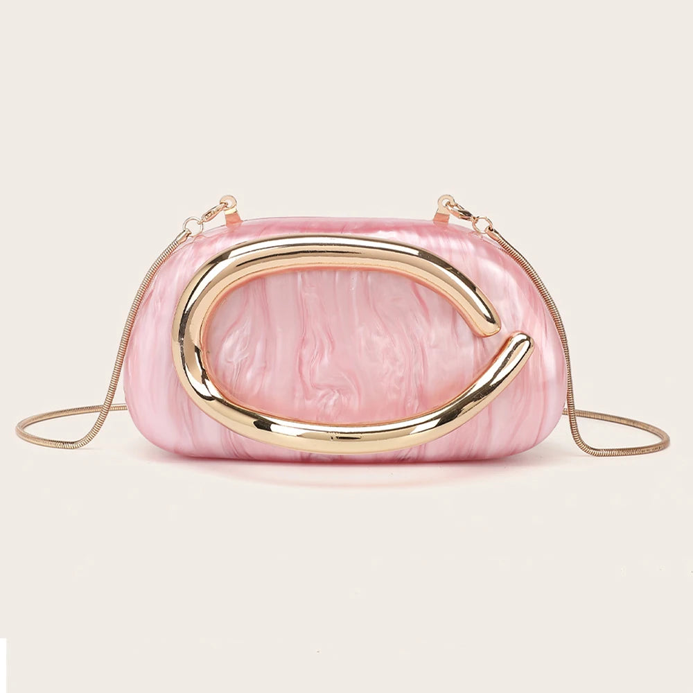 Luxury Metal Box Clutch Bag – Women’s PVC Evening Handbag for Wedding, Bridal, Party & Banquet, Crossbody Shoulder Purse, 11 Colors