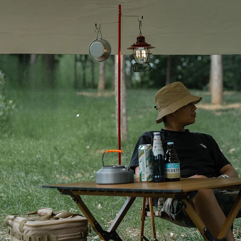 Camping Lantern Stand Ultralight Table Lamp Hanger Portable Detachable