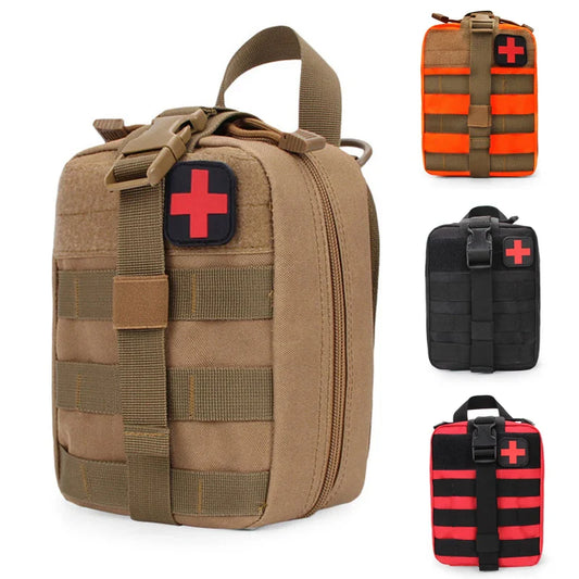 Tactical Molle IFAK First Aid Waist Pack – EDC Medical Pouch for Hunting, Hiking & Camping