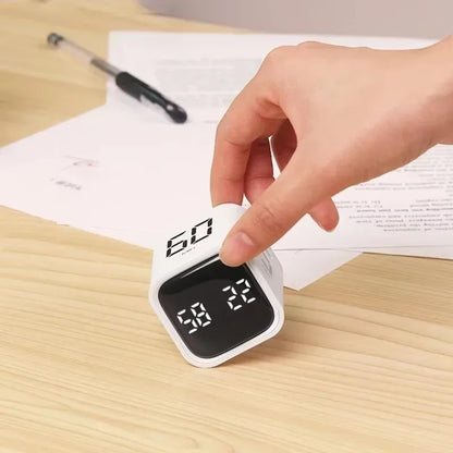 Gravity Cube Productivity Timer – 4-Preset LED Countdown for Kids, Study & Kitchen