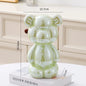 Ceramic Little Fat Bear  Sculpture Home Decor room Decoration Accessories Office Nordic Animal Decorative Sculptures  Figurines