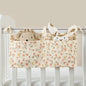 Cotton Bedside Diaper Bag Hanging Diaper Caddy Crib and Stroller Bottle Storage Organizer 39 x 20 cm (15.4 x 7.9 in)