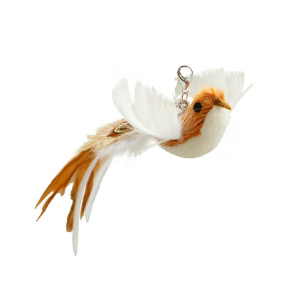Interactive Feather Cat Toy – Feather Teaser for Cat Play & Exercise