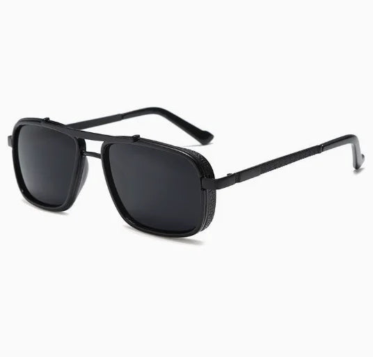 Women's Vintage Steampunk Cat-Eye Sunglasses UV400 Driving & Travel Shades - Alloy Frame, Polycarbonate Lenses