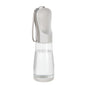 Portable 2-in-1 Dog Water Bottle with Food Container – Travel Pet Water Dispenser for Small to Large Dogs & Cats