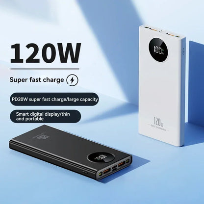 120W Power BankSuper Fast Charging 80000mah Ultra large Capacity For Mobile Power External Battery For iPhone Xiaomi Samsung