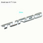 3D Turbo Boost Emblem Badge Car Sticker Chrome Zinc Alloy 9.7 x 1.1 cm (3.82 x 0.43 in)