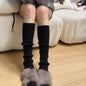 1 Pair Knit Bubble Leg Warmers JK Lolita Y2K Punk Gothic Crochet Boot Cuffs – 40/50/70 cm (15.7/19.7/27.6 in)