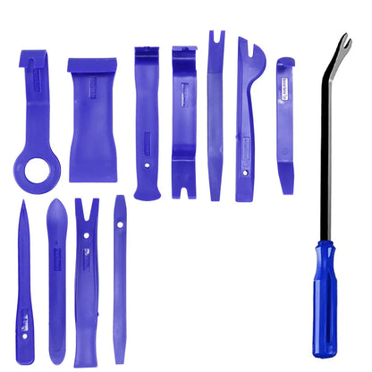 Car Interior Trim Removal Tool Kit — Non-Scratch Pry Tools for Door Clips, Fasteners, Dashboards & Audio Panels