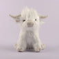 25cm (9.8in) Highland Cow Plush Toy Soft Stuffed Kawaii Animal for Kids Baby Gift Home Decor