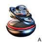 Solar-Powered Rotating Planet Car Air Freshener – Aromatherapy Diffuser, Auto Fragrance & Car Ornament
