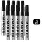 Waterproof Black Permanent Paint Marker - Quick-Dry Oil-Based Pen for Tires, Metal & Glass