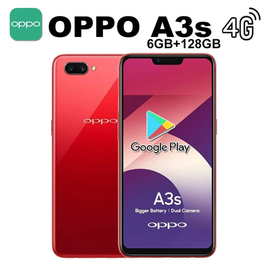 OPPO A3s smart phone supports facial recognition/wet hand touch, 6GB+128GB/4230mAh/rear 13 million+2 million dual cameras