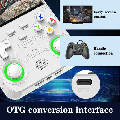 4.0-Inch Retro Handheld Game Console (10.16 cm) – Open-Source Linux Portable Player, 128GB, 15,000 Classic Games