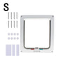 1-Pack Pet Door for Glass & Acrylic Panels — Two-Way Cat & Small Dog Flap
