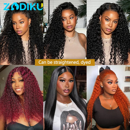 ZIDIKU Burmese Curly Remy Human Hair Bundles, 1, 3, or 4 Pieces
